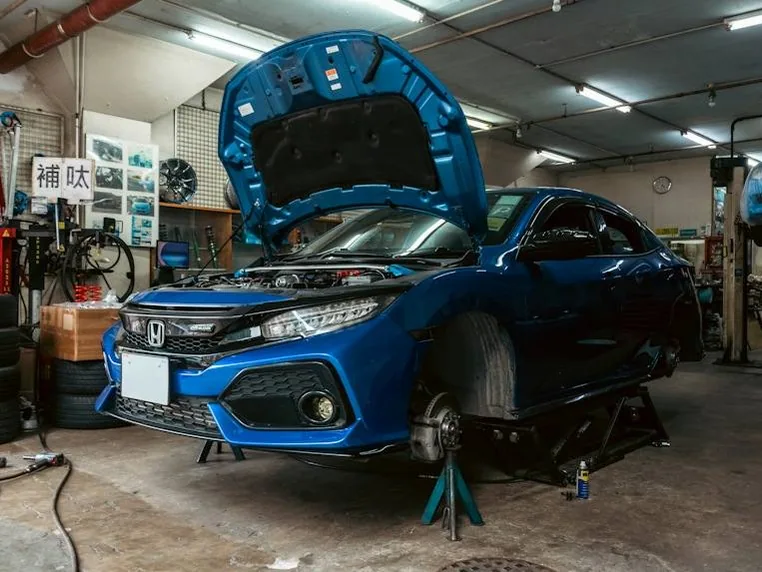 a finished job, close — brakes, tyres or engine
