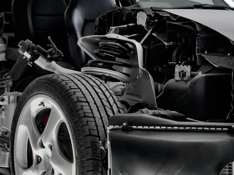 a finished job, close — brakes, tyres or engine